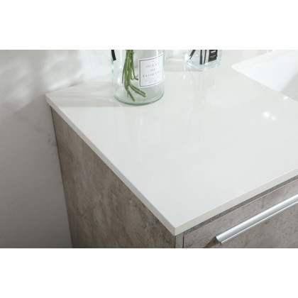 Elegant Bathroom Vanity - Concrete Gray (VF43548MCG)