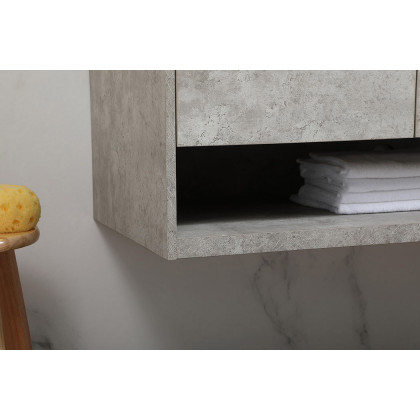 Elegant Bathroom Vanity - Concrete Gray (VF43548MCG)