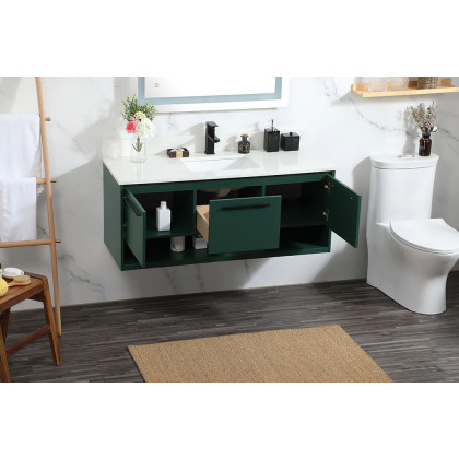 Elegant Bathroom Vanity - Green (VF43548MGN-BS)