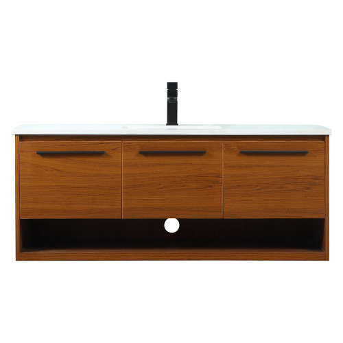 Elegant Bathroom Vanity - Teak (VF43548MTK)