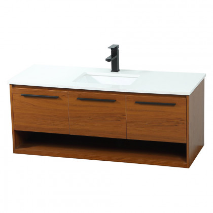 Elegant Bathroom Vanity - Teak (VF43548MTK)