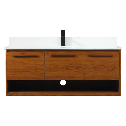 Elegant Bathroom Vanity - Teak (VF43548MTK-BS)