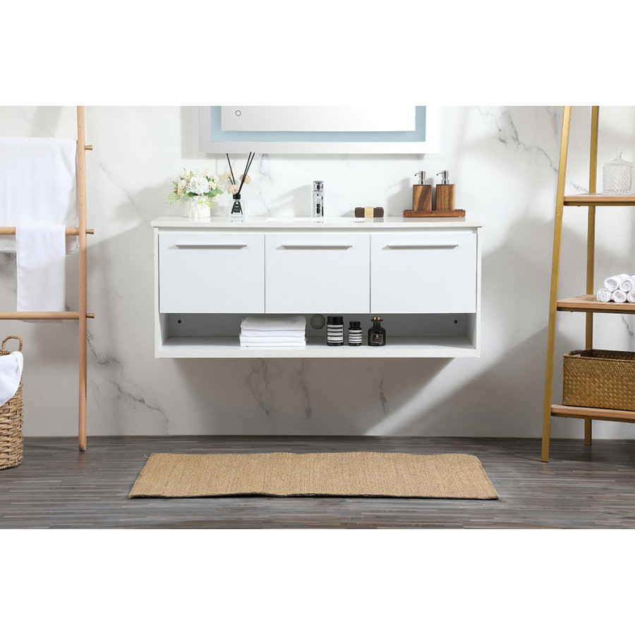 Elegant Bathroom Vanity - White (VF43548MWH)