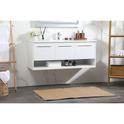 Elegant Bathroom Vanity - White (VF43548MWH)
