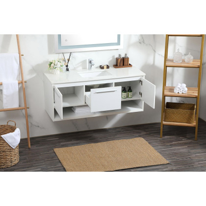 Elegant Bathroom Vanity - White (VF43548MWH)