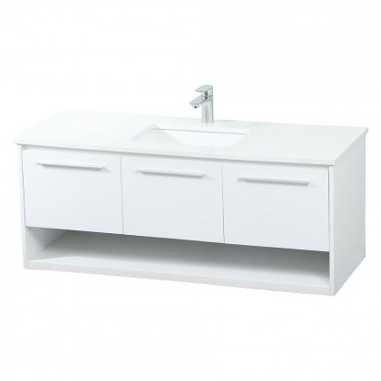 Elegant Bathroom Vanity - White (VF43548MWH)