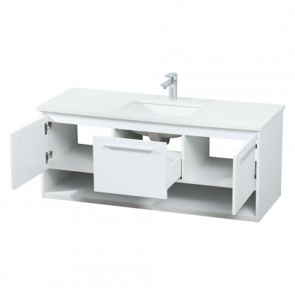 Elegant Bathroom Vanity - White (VF43548MWH)