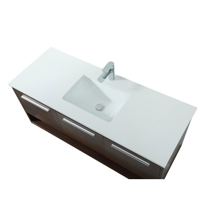 Elegant Bathroom Vanity - Walnut (VF43548MWT)