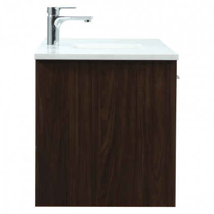 Elegant Bathroom Vanity - Walnut (VF43548MWT)