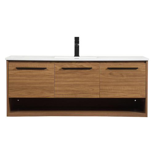 Elegant Bathroom Vanity - Walnut Brown (VF43548WB)
