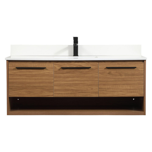 Elegant Bathroom Vanity - Walnut Brown (VF43548WB-BS)