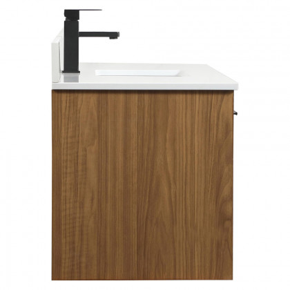 Elegant Bathroom Vanity - Walnut Brown (VF43548WB-BS)