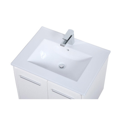 Elegant Bathroom Vanity - White, L 24" (VF44024WH)