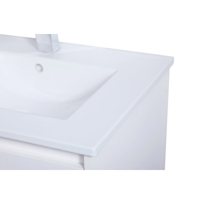 Elegant Bathroom Vanity - White, L 24" (VF44024WH)