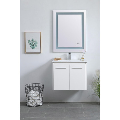 Elegant Bathroom Vanity - White, L 24" (VF44024WH)
