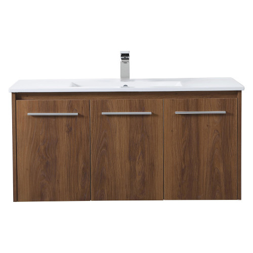 Elegant Bathroom Vanity - Walnut Brown, L 40" (VF44040WB)