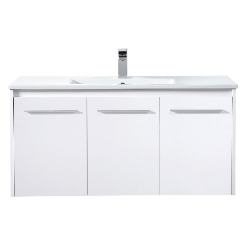 Elegant Bathroom Vanity - White, L 40" (VF44040WH)