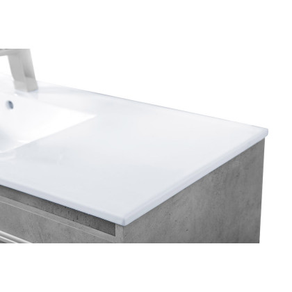 Elegant Bathroom Vanity - Concrete Gray, L 48" (VF44048CG)