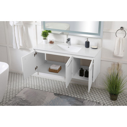 Elegant Bathroom Vanity - White, L 48" (VF44048WH)