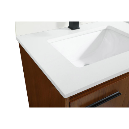Elegant Bathroom Vanity - Teak (VF44524MTK-BS)