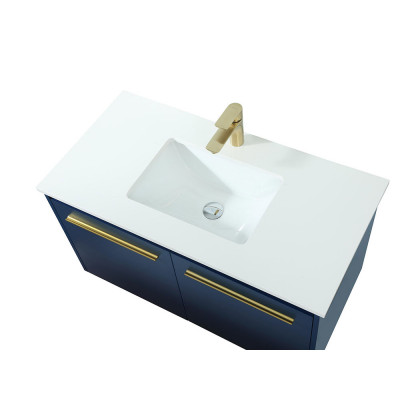 Elegant Bathroom Vanity - Blue (VF44536MBL)