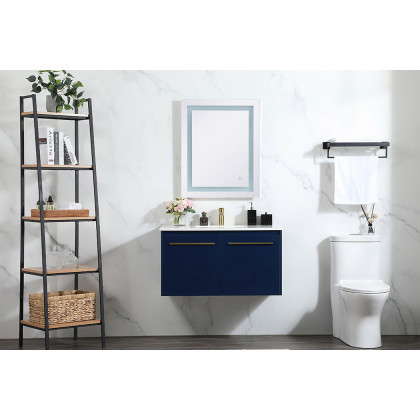 Elegant Bathroom Vanity - Blue (VF44536MBL)