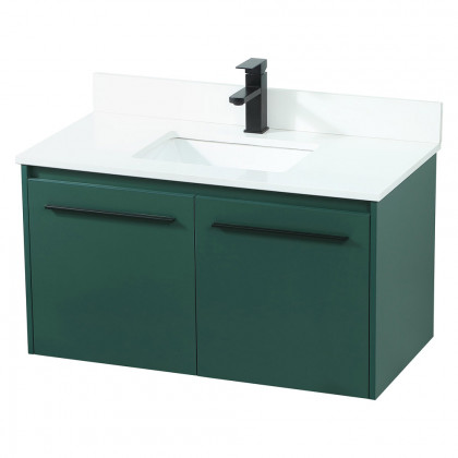 Elegant Bathroom Vanity - Green (VF44536MGN-BS)