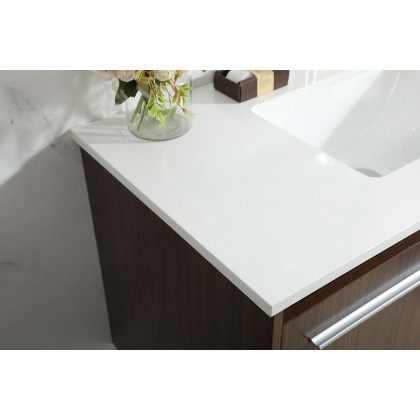 Elegant Bathroom Vanity - Walnut (VF44536MWT)