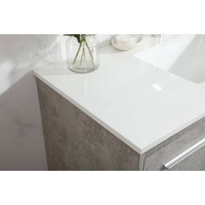 Elegant Bathroom Vanity - Concrete Gray (VF44540MCG)