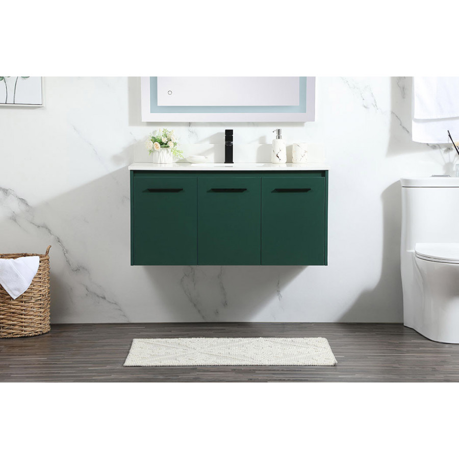 Elegant Bathroom Vanity - Green (VF44540MGN-BS)