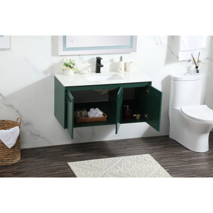 Elegant Bathroom Vanity - Green (VF44540MGN-BS)
