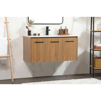 Elegant Bathroom Vanity - Walnut Brown (VF44540WB-BS)