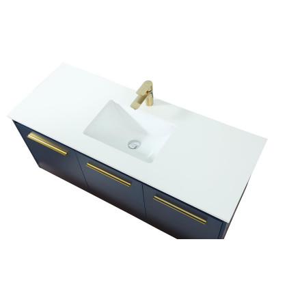Elegant Bathroom Vanity - Blue (VF44548MBL)