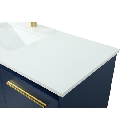 Elegant Bathroom Vanity - Blue (VF44548MBL)