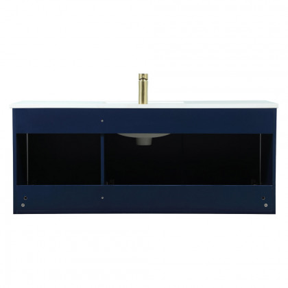 Elegant Bathroom Vanity - Blue (VF44548MBL)