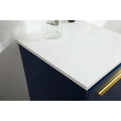 Elegant Bathroom Vanity - Blue (VF44548MBL)