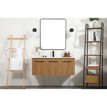 Elegant Bathroom Vanity - Walnut Brown (VF44548WB)