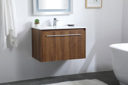 Elegant™ VF45030WB Bathroom Vanity - Walnut Brown, L 30"