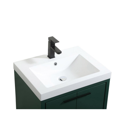Elegant Bathroom Vanity - Green, L 24" (VF46024MGN)