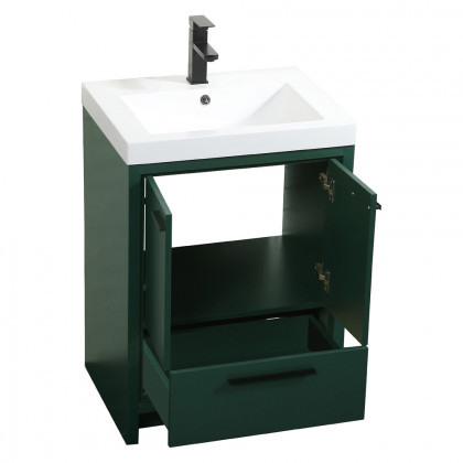 Elegant Bathroom Vanity - Green, L 24" (VF46024MGN)