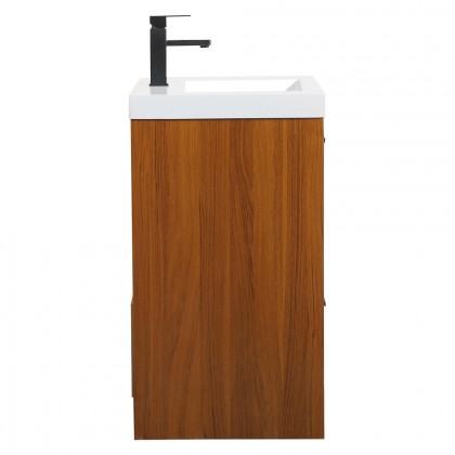 Elegant Bathroom Vanity - Teak, L 24" (VF46024MTK)