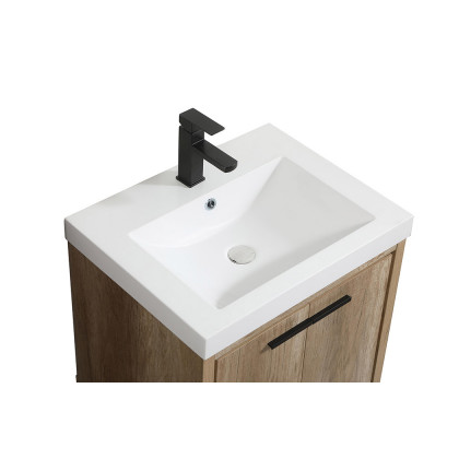 Elegant Bathroom Vanity - Natural Oak, L 24" (VF46024NT)