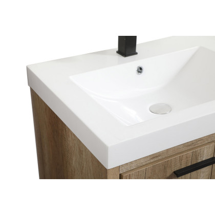 Elegant Bathroom Vanity - Natural Oak, L 24" (VF46024NT)