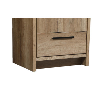 Elegant Bathroom Vanity - Natural Oak, L 24" (VF46024NT)