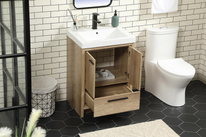 Elegant™ VF46024NT Bathroom Vanity - Natural Oak, L 24"