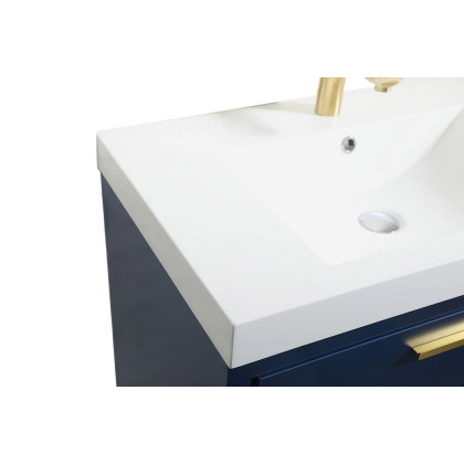 Elegant Bathroom Vanity - Blue, L 30" (VF46030MBL)