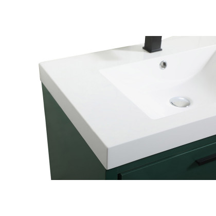 Elegant Bathroom Vanity - Green, L 30" (VF46030MGN)