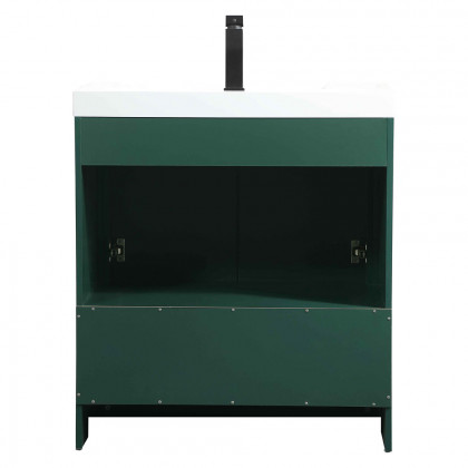 Elegant Bathroom Vanity - Green, L 30" (VF46030MGN)