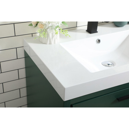 Elegant Bathroom Vanity - Green, L 30" (VF46030MGN)