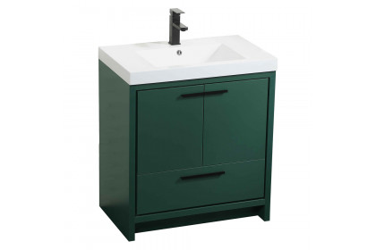 Elegant™ VF46030MGN Bathroom Vanity - Green, L 30"